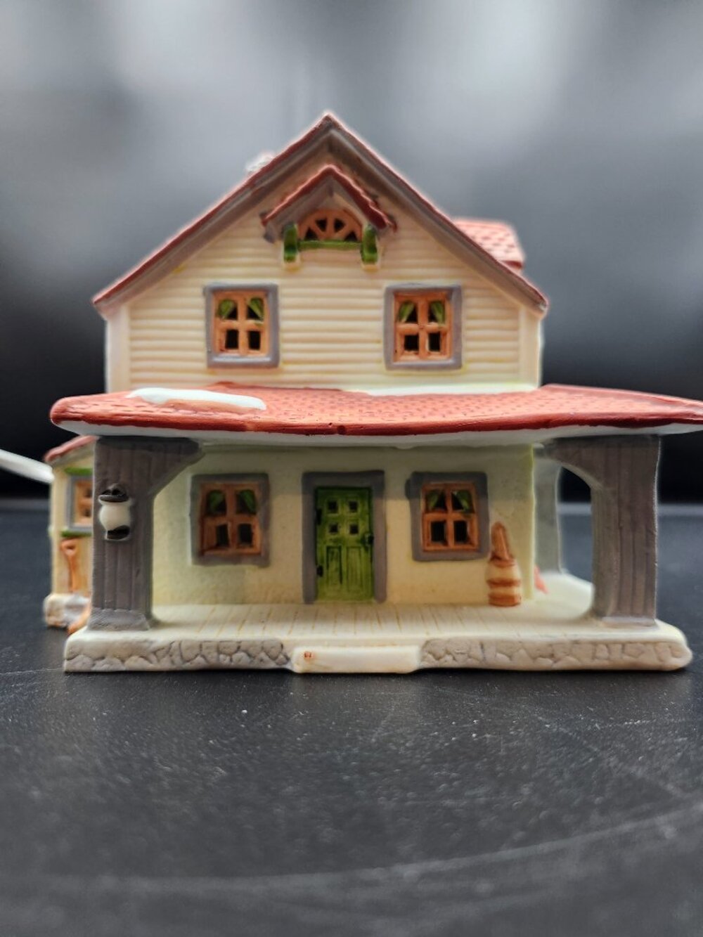 Lemax Dickensvale Porcelain Lighted Forest House 1993 Vintage